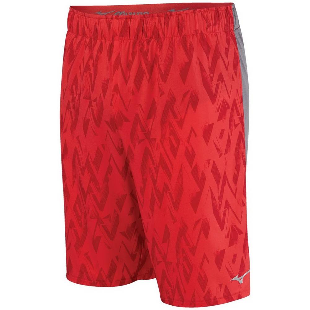 Pantalones Cortos Mizuno Alpha Printed 8.5" Hombre Rojas Comprar HYFO-96107